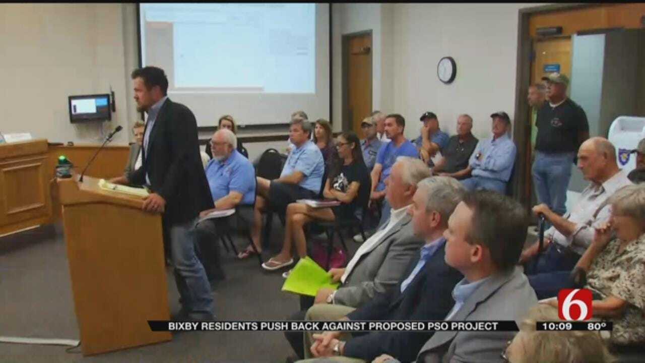 Some Bixby Residents Oppose Plan To Put Large Power Lines On Their Land