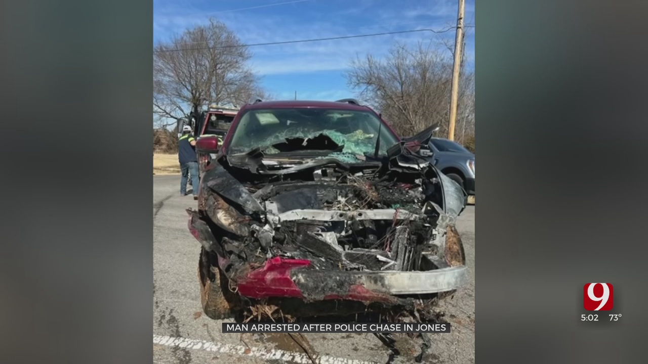 A Police Pursuit Leads To A Stolen Car Crash In Jones