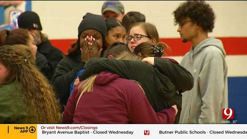 Moore High School Students, Staff & Community Hold Vigil For Hit-And-Run Victims