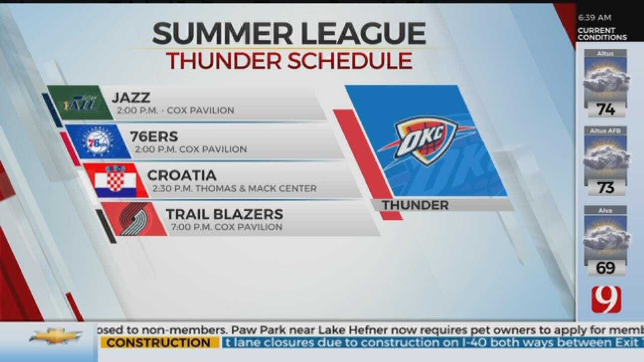 OKC Thunder Summer League To Begin Saturday Against Utah Jazz