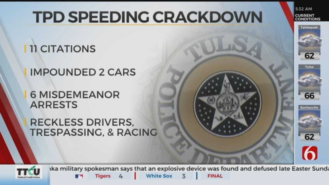 Police Crack Down On Speeding Tulsa Drivers