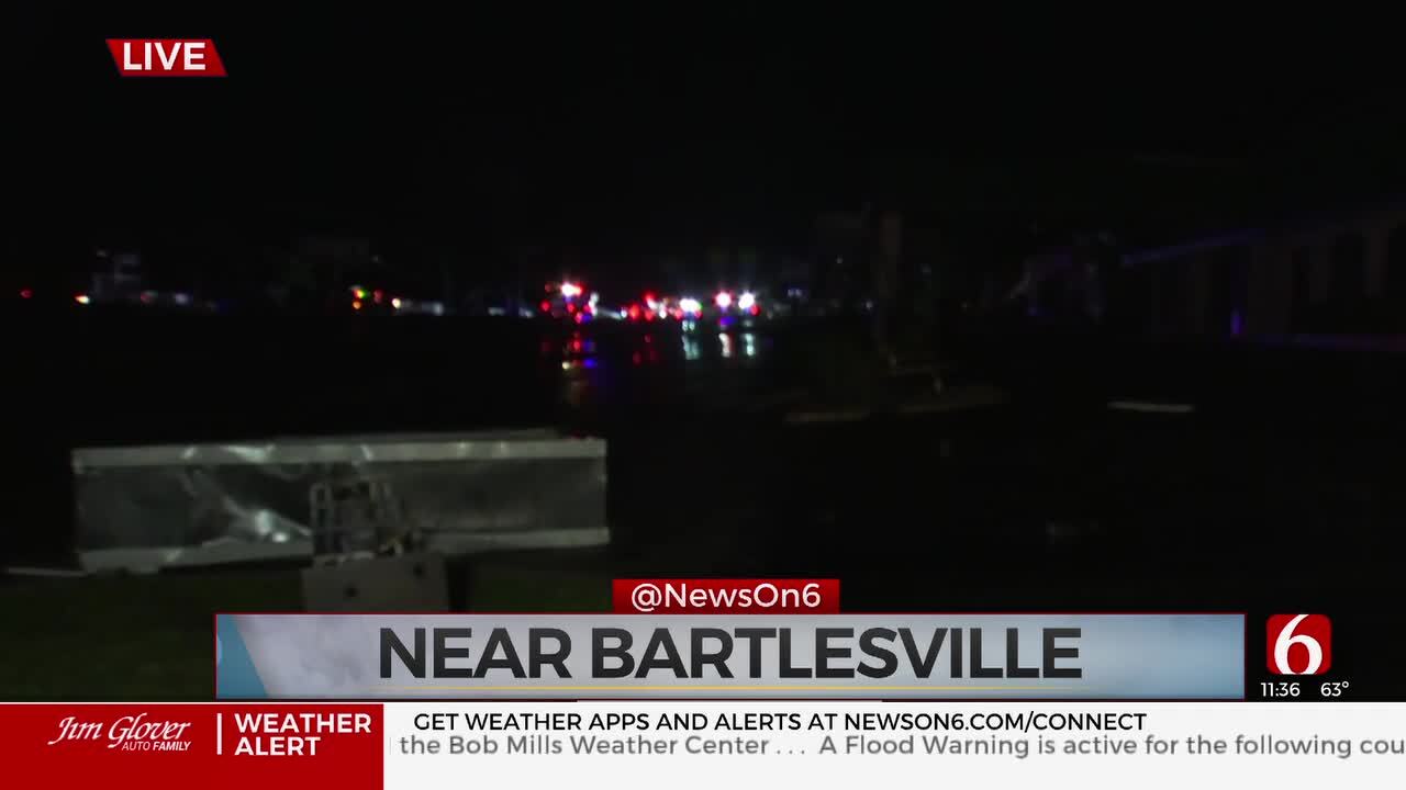 Tornado Damage Reported In Bartlesville, Roof Ripped Off Hotel