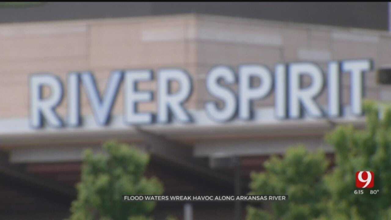 Historic Flooding Shuts Down Tulsa River Spirit Casino