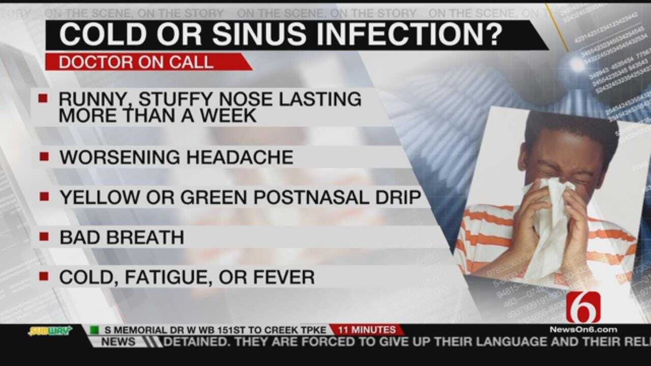 Is It A Cold Or A Sinus Infection? Tulsa Dr. Offers Advice