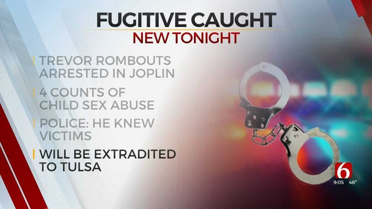 Tulsa Officers Track Down Man Hiding In Joplin, MO Accused Of Child Sex Abuse