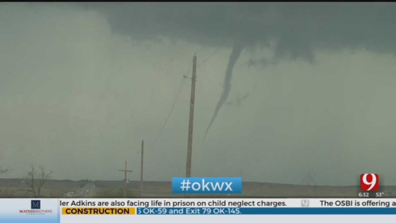 Reported Tornado Damages Homes In Shattuck