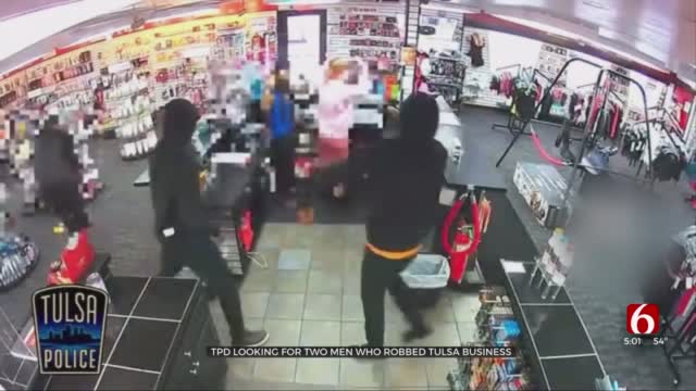 TPD Looking For 2 Men They Say Robbed Tulsa Business, Held Women At Gunpoint