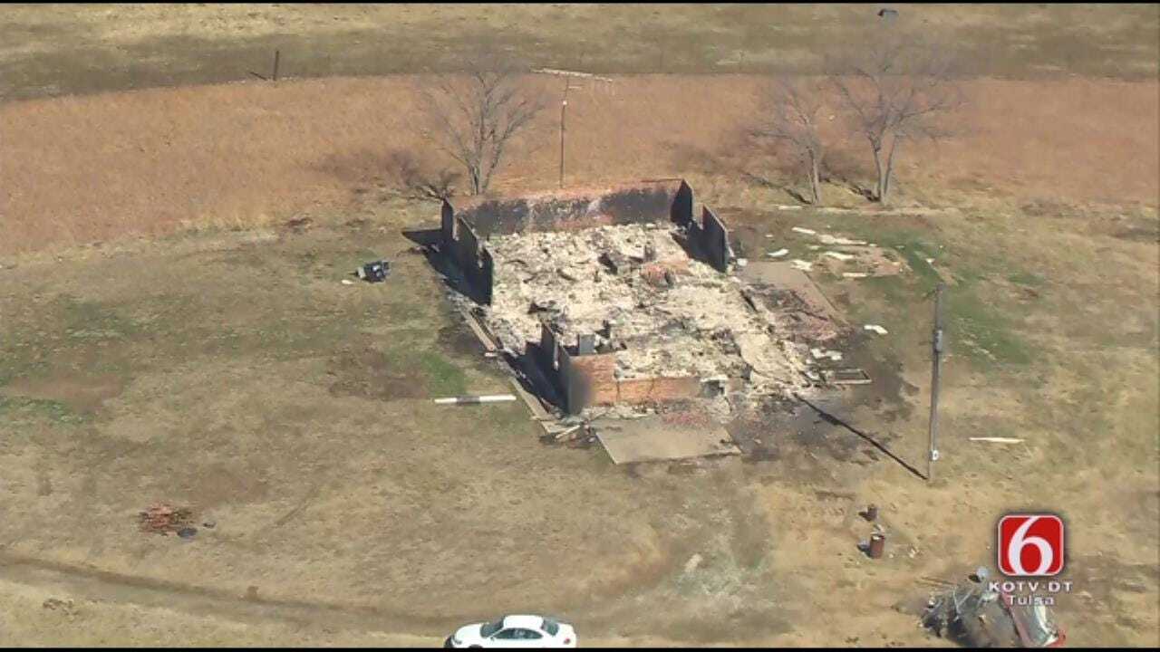 Osage SkyNews 6 HD: Fire Destroys Home Where Beggs Siblings Were Murdered