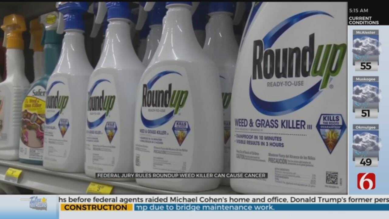 Jury Finds Monsanto's Roundup Caused Man's Cancer