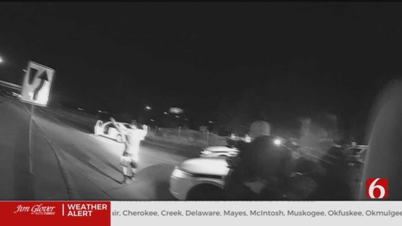 Video Shows Arrest Of 2 Tulsa Teens After Police Chase