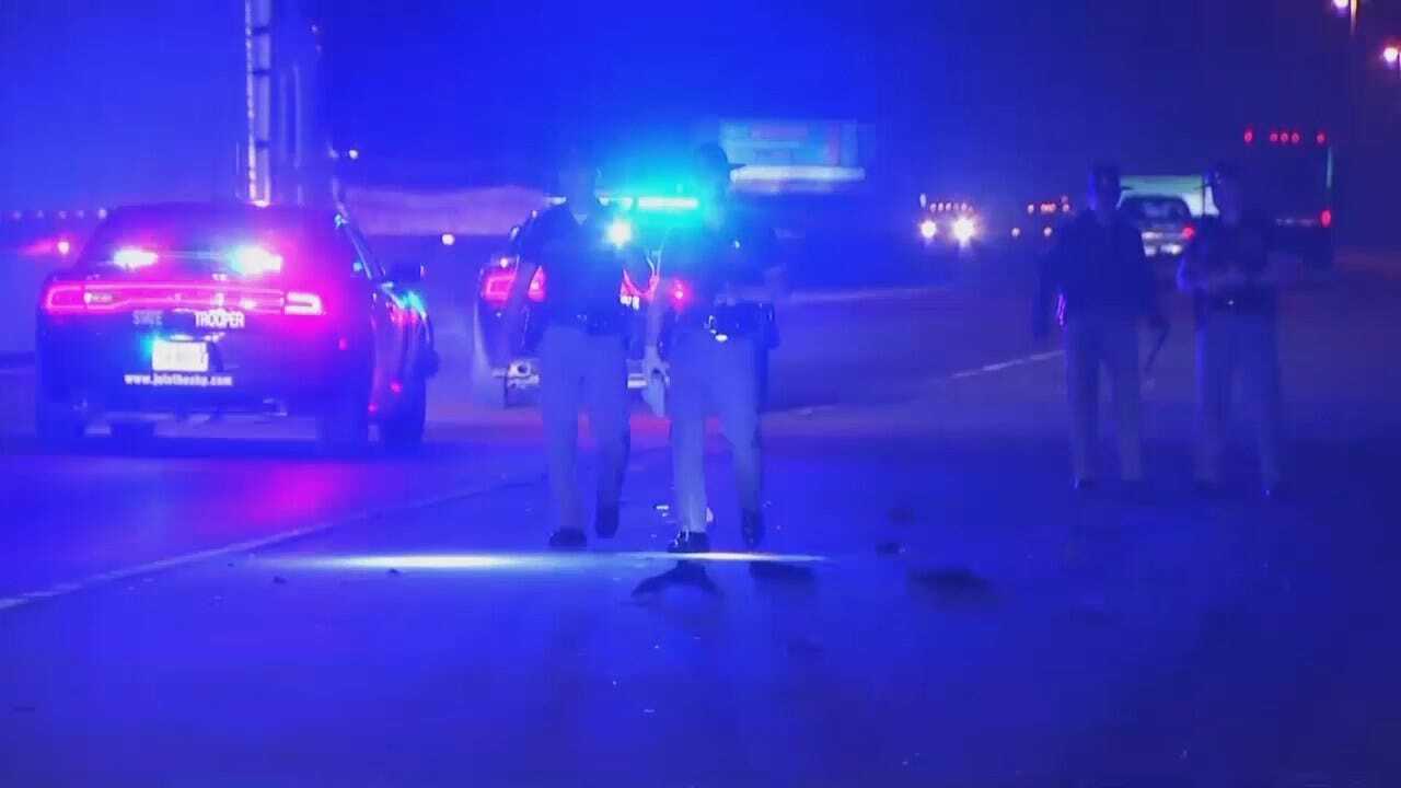 WEB EXTRA: Video From Scene Of Fatal Pedestrian Accident On I-44