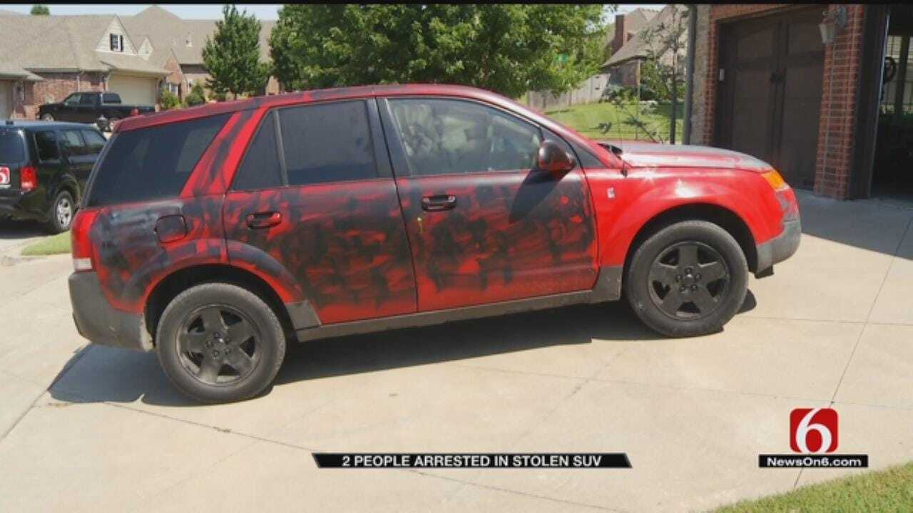 Bad Paint Job Couldn't Hide Stolen SUV From Tulsa Police