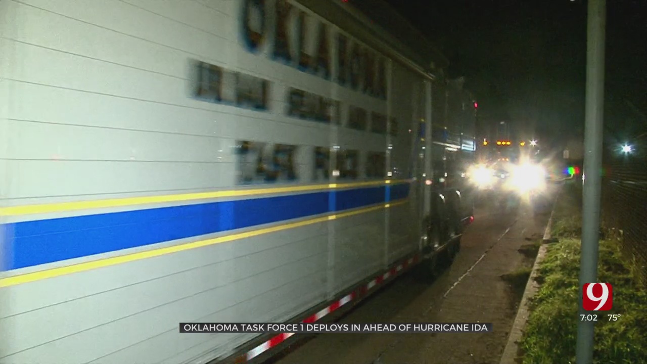 Oklahoma First Responders Heading To Gulf Coast Ahead Of Hurricane Ida