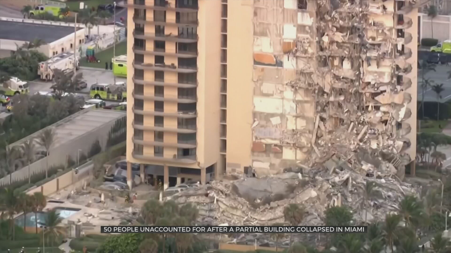 Tulsa First Responders React To Deadly 12-Story Building Collapse In Florida 