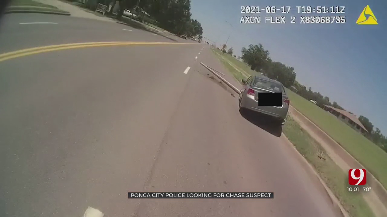 Suspect Sought After Leading Ponca City Police On High Speed Chase