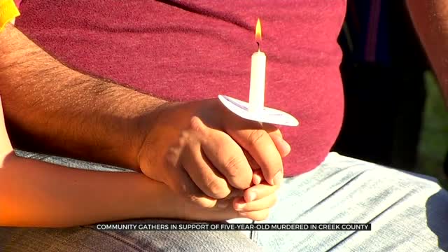 Bristow Community Gathered In Support Of Murdered Five-Year-Old