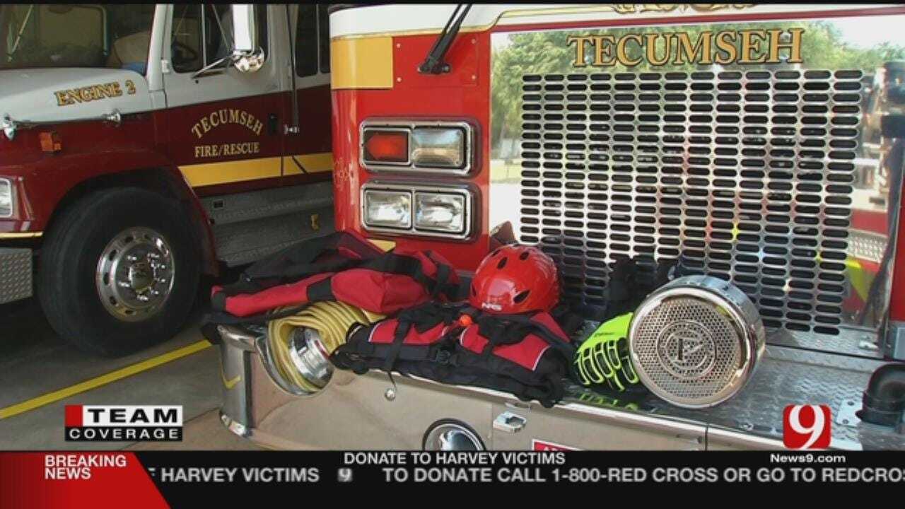 Oklahoma Fire Crews Took Off For Texas Wednesday Morning