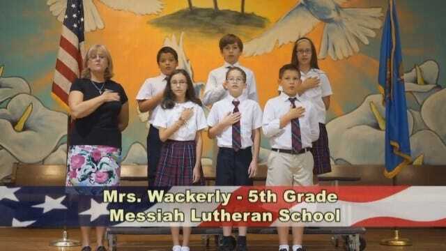 Mrs. Wackerly's 5th Grade Class at Messiah Lutheran School