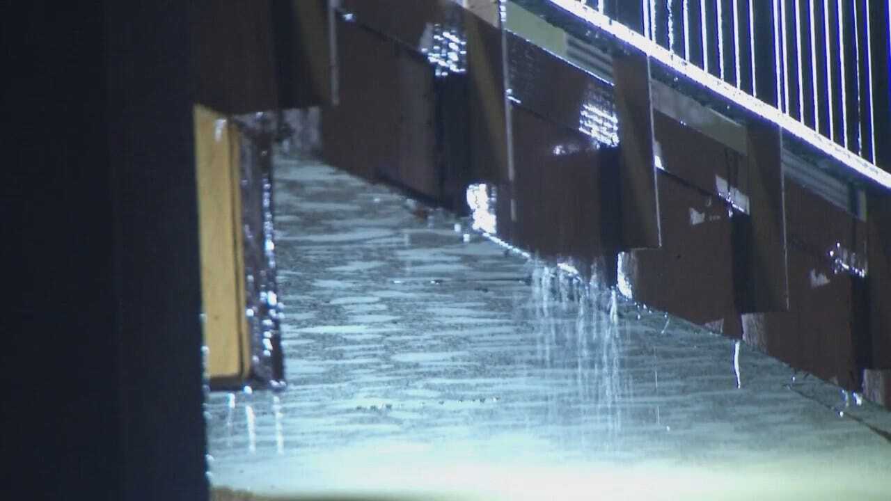 WEB EXTRA: Video From Water Damage At Tulsa's Garnett Inn