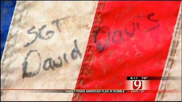 Moore Family Finds Signed American Flag After Tornado