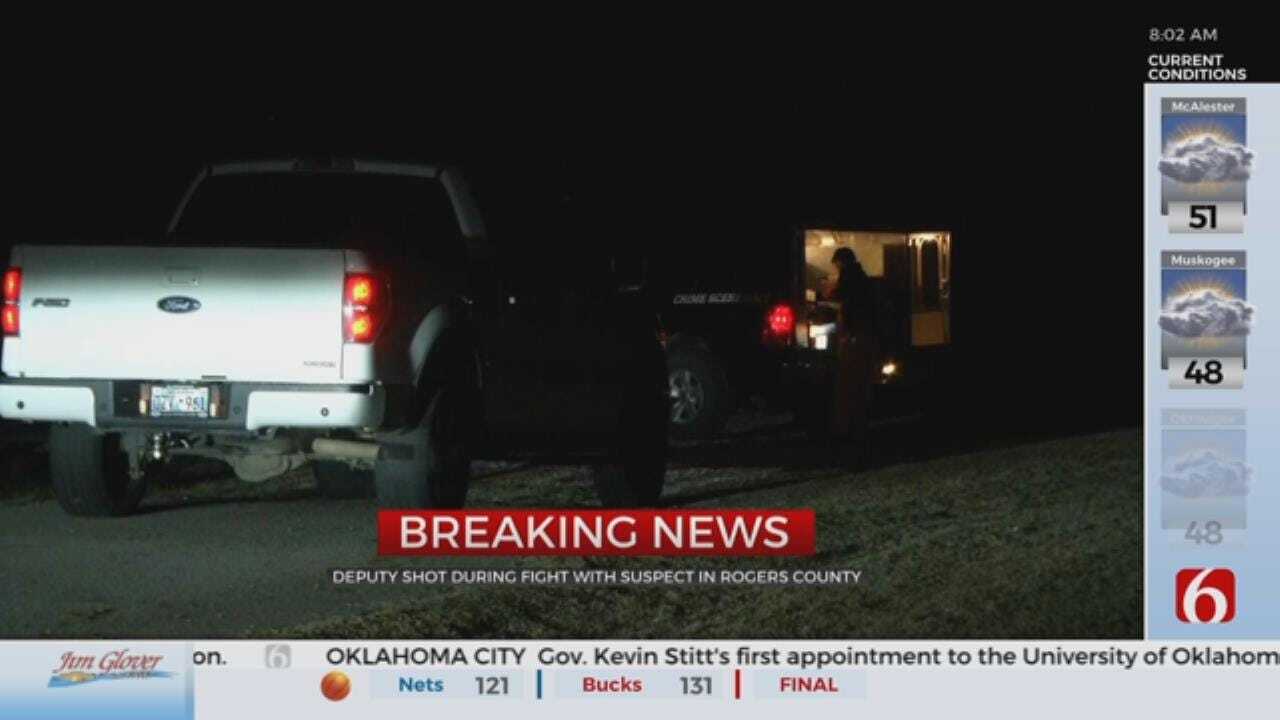 Rogers County Deputy Shot After Standoff