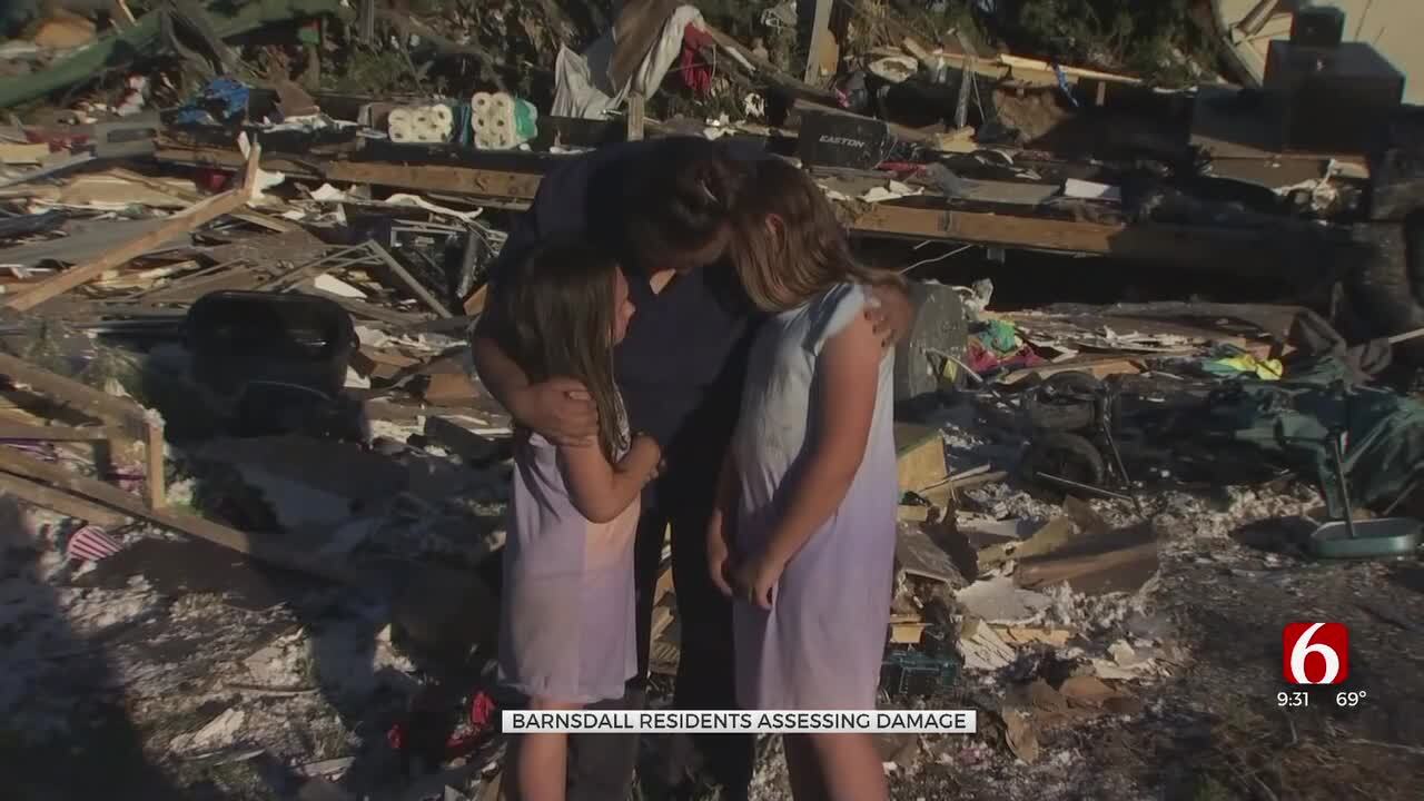 'Not Give Up On Hope': Barnsdall Mother's House Destroyed By Tornado