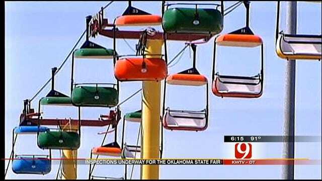 Crews Inspect Rides, Prepare For State Fair Opening