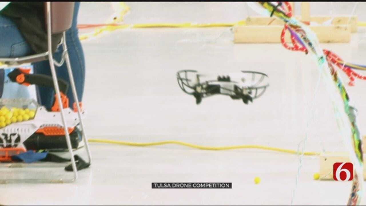 Tulsa Regional STEM Alliance Holds Star Wars Themed Drone Competition