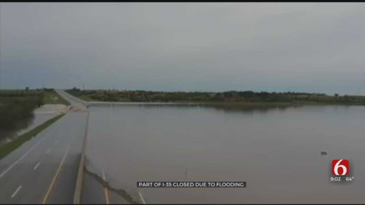 WOW: Part Of I-35 Between Kansas And Oklahoma Closed Due To Flooding