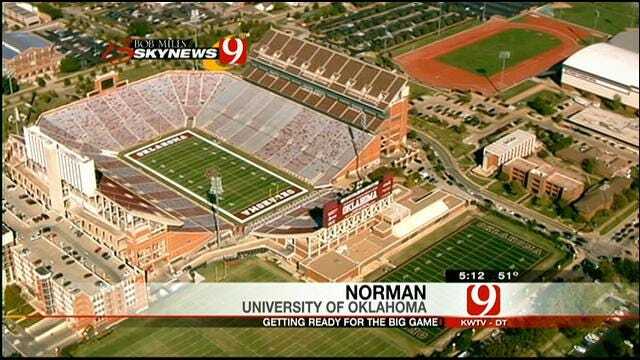 Oklahoma Fans Gearing Up For OU, Notre Dame Game Saturday Pt. 2