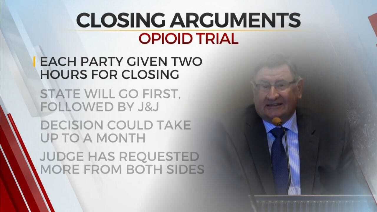 Closing Arguments Begin In Opioid Crisis Trial