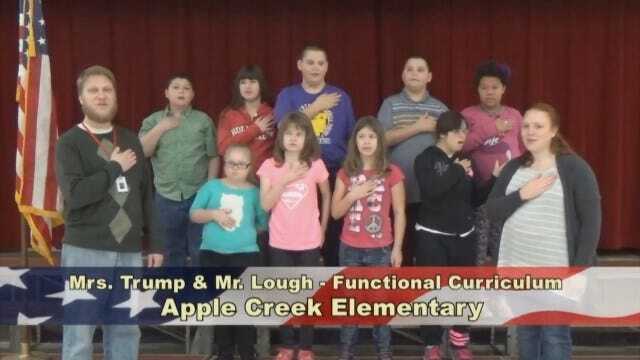 Mrs. Trump and Mr. Lough's Functional Curriculum Class At Apple Creek Elementary