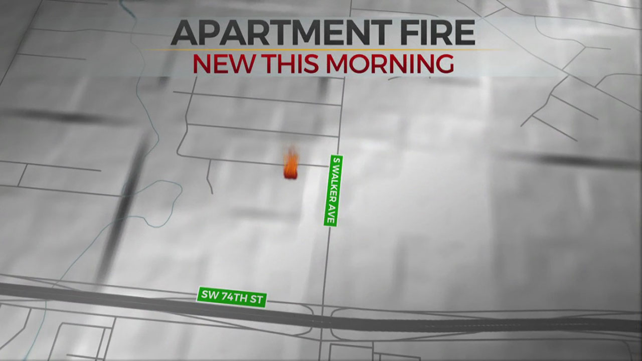 Fire Crews Respond To Early Morning Fire At SW OKC Apartment Complex