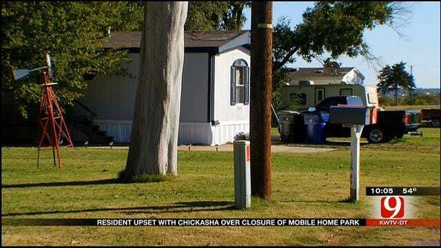 Chickasha Resident Upset After City Forces Mobile Home Park To Close
