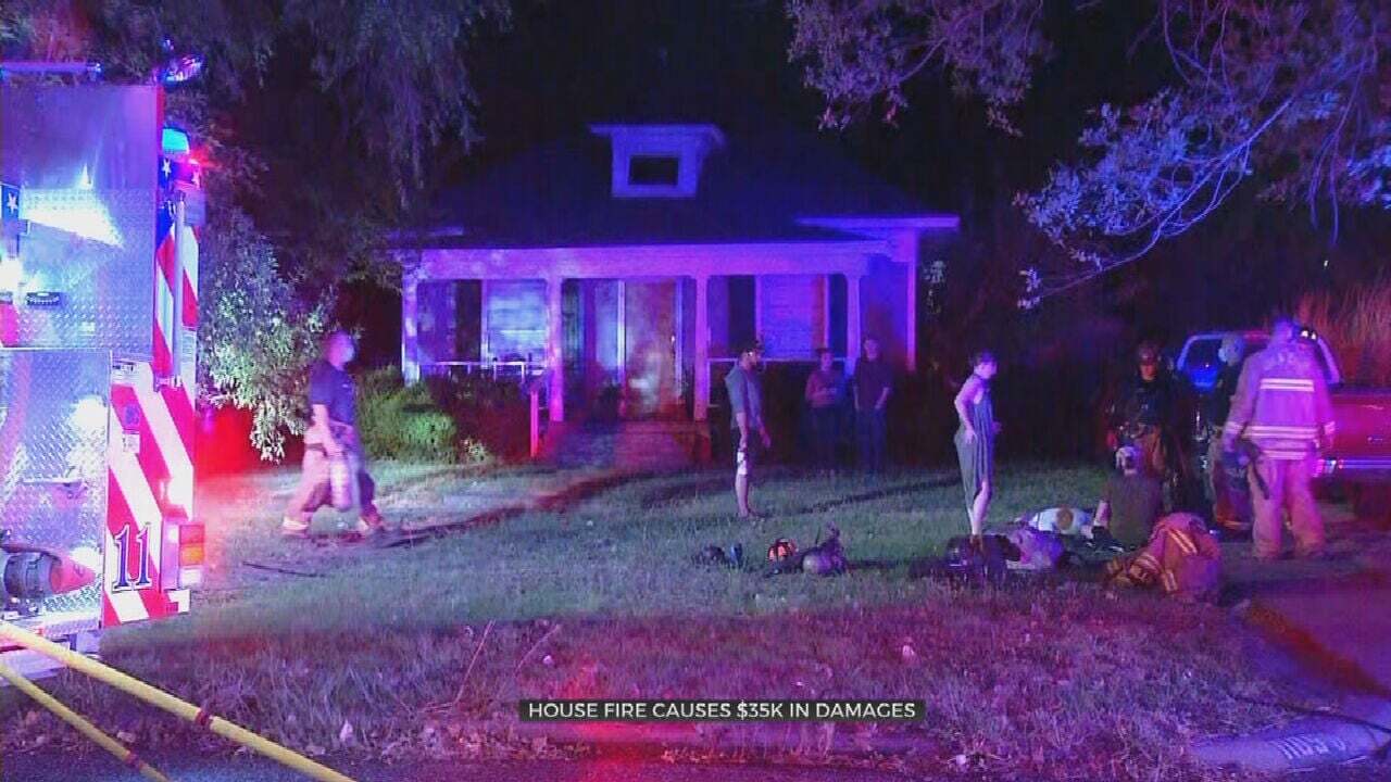 Fire Causes $35,000 Worth Of Damage To NW OKC Home
