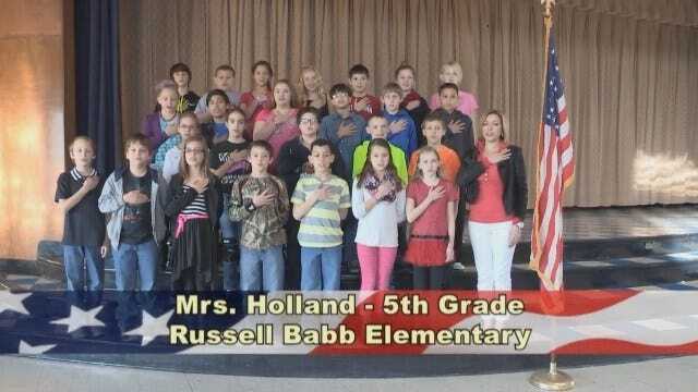 Mrs. Holland's 5th Grade Class at Russell Babb Elementary School