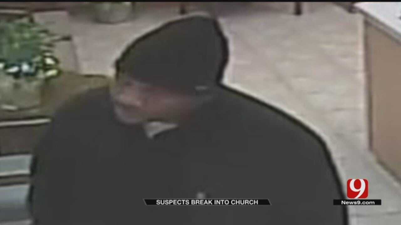 Surveillance Video Captures Man Breaking Into MWC Church