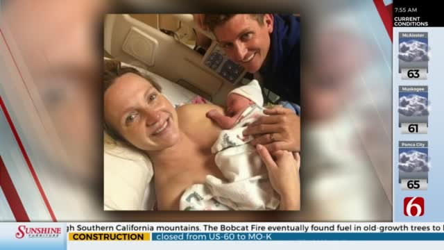 Watch: News On 6's Stacia Knight Announces Birth Of Son