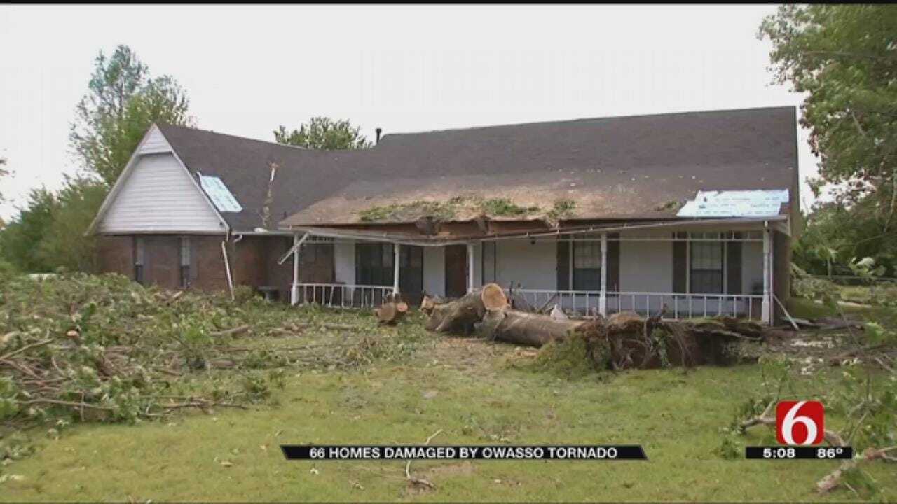 66 Owasso Homes Damaged By Thursday's EF-1 Tornado