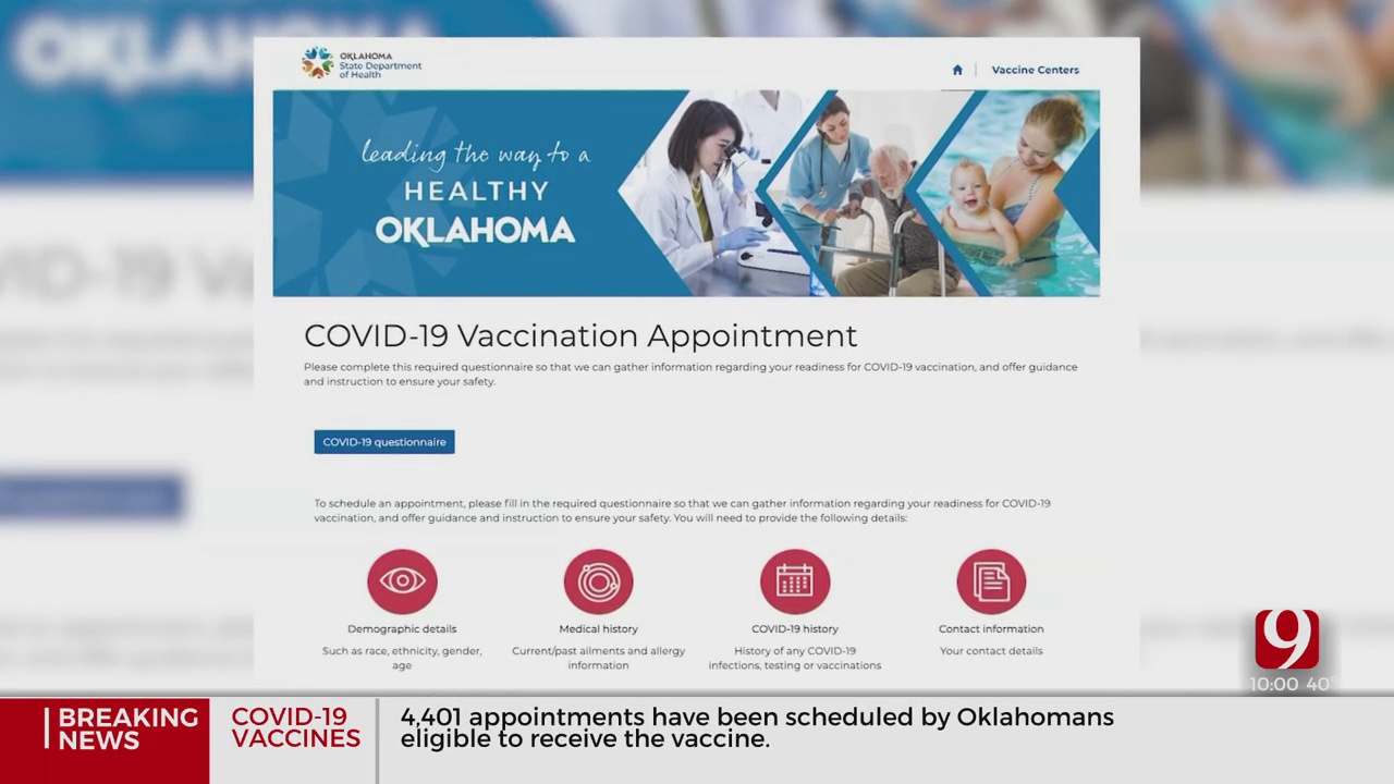 Address Issue With Online Portal Delays Ability To Schedule Vaccine Appointments 