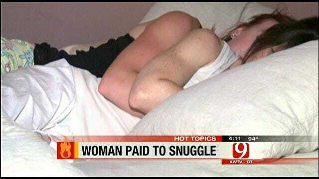 Hot Topics: Woman Charges Money To Snuggle