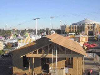WEB EXTRA: Time Lapse Video Of Tulsa State Fair Of Habitat For Humanity House