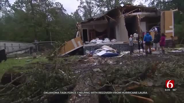 Oklahomans On Front Lines Helping With Hurricane Laura Recovery 