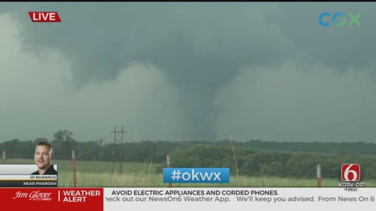 WATCH: Alan Broese Spots Tornado On The Ground In Okfuskee County
