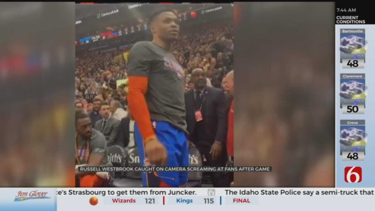 Westbrook Gets Into Verbal Altercation With Utah Jazz Fans