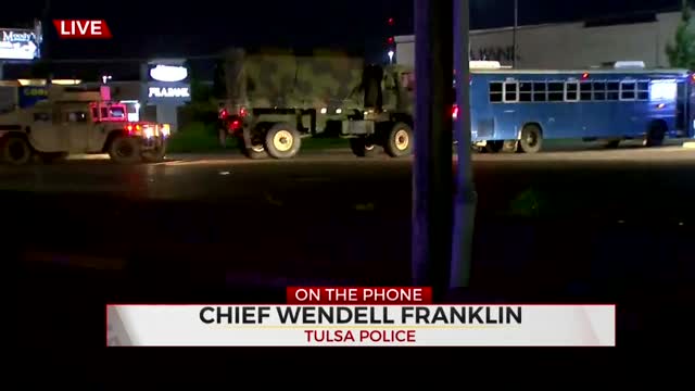 Chief Wendell Franklin: Oklahoma National Guard Assists Tulsa Officers With Protests 