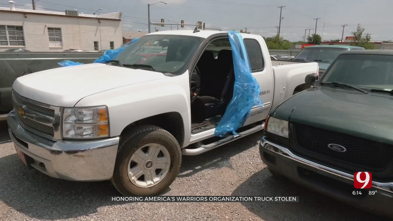 Thieves Steal Truck From Veterans Charity