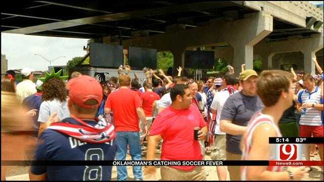World Cup Fever Erupts As Fans Pack Bricktown