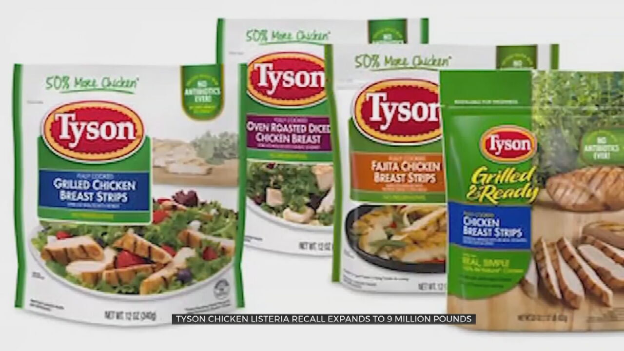 Tyson Foods Recalls Almost 4,500 Tons Of Chicken Products