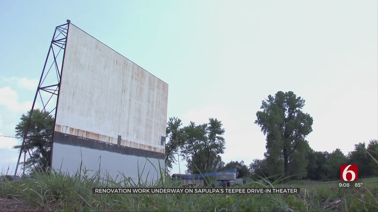 Renovations Underway On Historic TeePee Drive-In Theater In Sapulpa